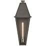 6_Hinkley Endsley 26" High Blackened Brass Outdoor Wall Light more views