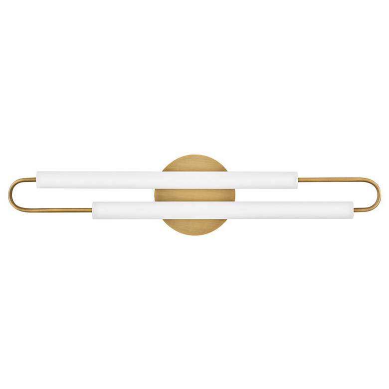 Image 1 Hinkley Eos 25" Wide Lacquered Brass LED Vanity Bath Light