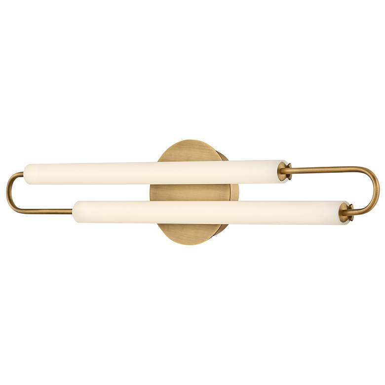 Image 5 Hinkley Eos 25" Wide Lacquered Brass LED Vanity Bath Light more views