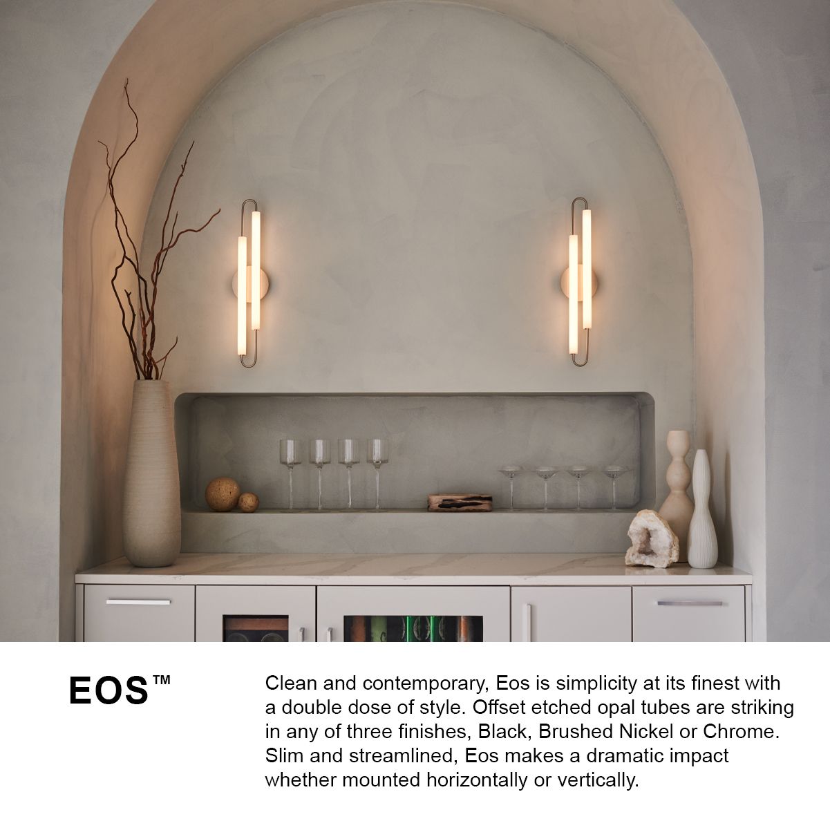 Hinkley Eos 25" Wide Lacquered Brass LED Vanity Bath Light