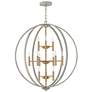 2_Hinkley Euclid 36" Wide Cement Gray 12-Light Chandelier
