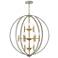 Hinkley Euclid 36" Wide Cement Gray 12-Light Chandelier