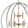 5_Hinkley Euclid 36" Wide Cement Gray 12-Light Chandelier more views