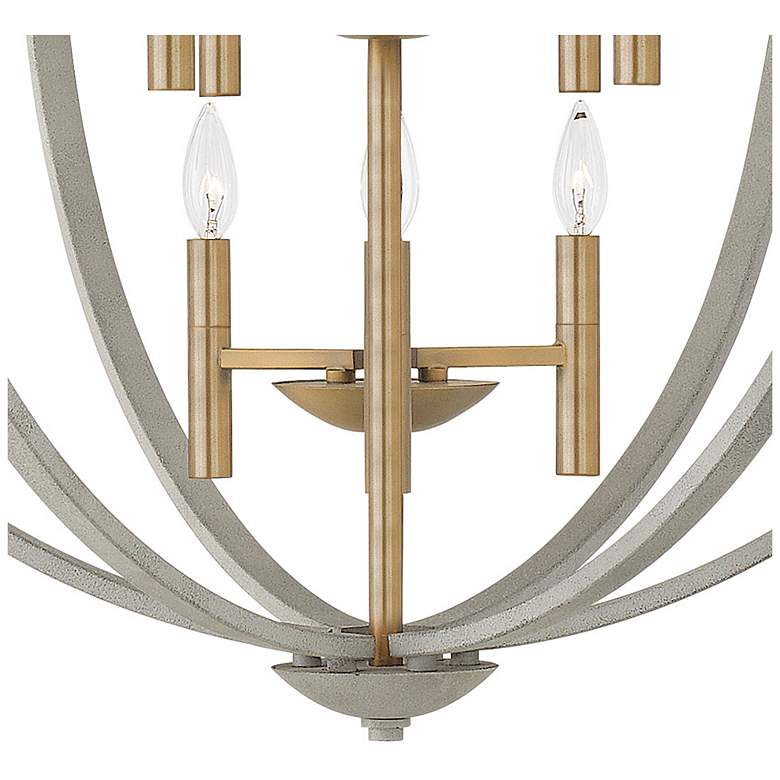 Image 6 Hinkley Euclid 36" Wide Cement Gray 12-Light Chandelier more views