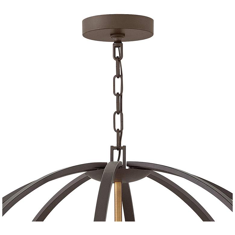 Image 7 Hinkley Euclid 44" Wide Spanish Bronze and Gold Modern Orb Chandelier more views