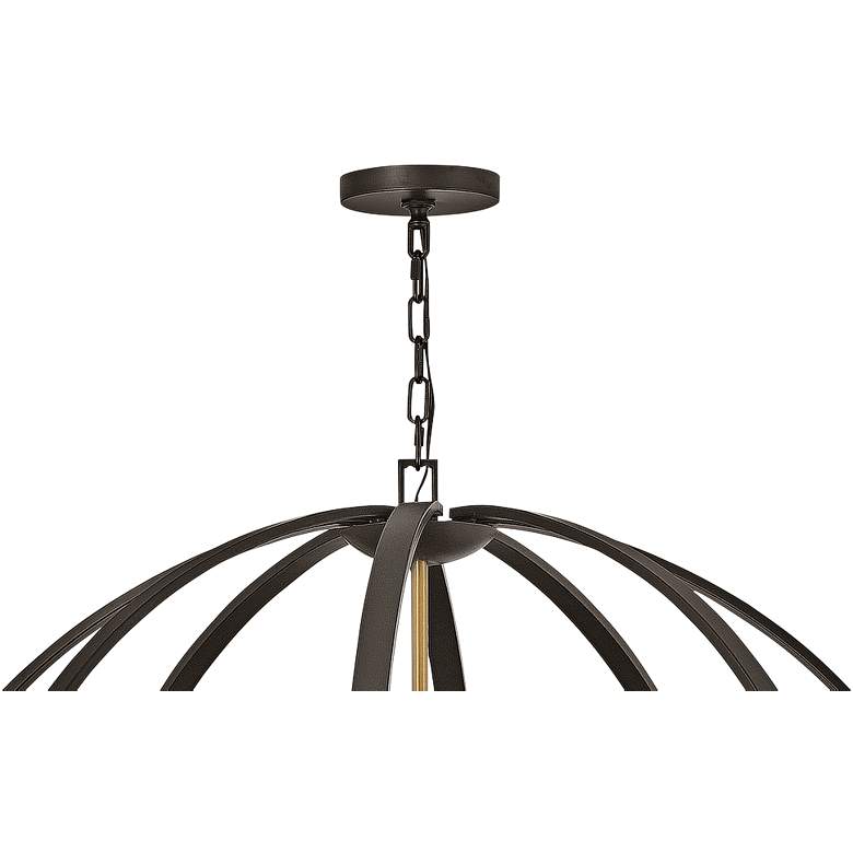 Image 4 Hinkley Euclid 52"W Spanish Bronze 16-Light Foyer Chandelier more views