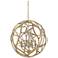 Hinkley Eve 18" Wide Champagne Gold 3-Light Chandelier