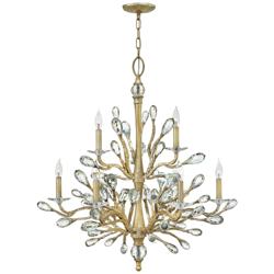 Hinkley Eve 33 1/2" Wide Champagne Gold 9-Light Chandelier