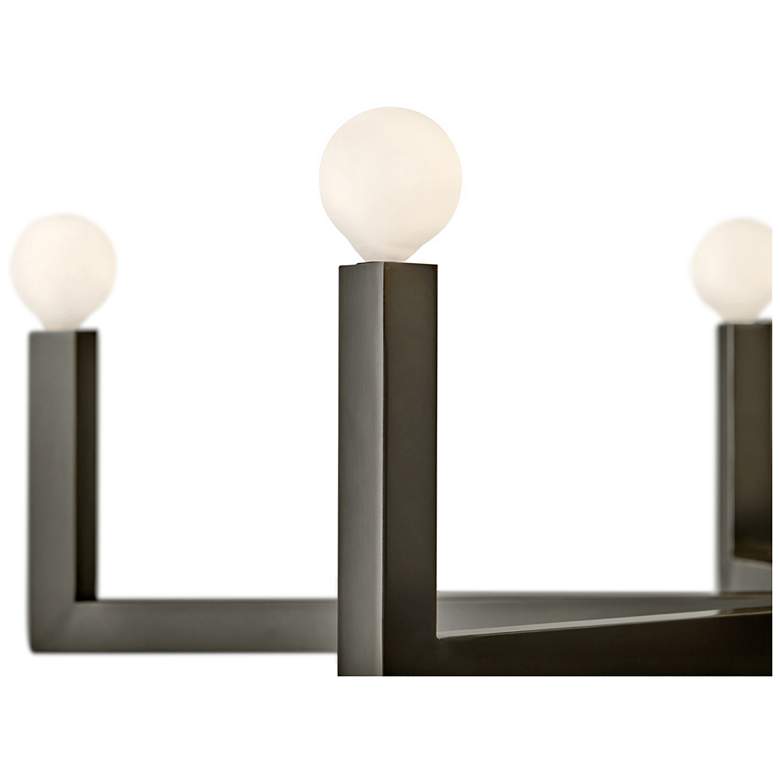 Image 4 Hinkley Ezra 36" Wide Black Oxide 6-Light Linear Chandelier more views