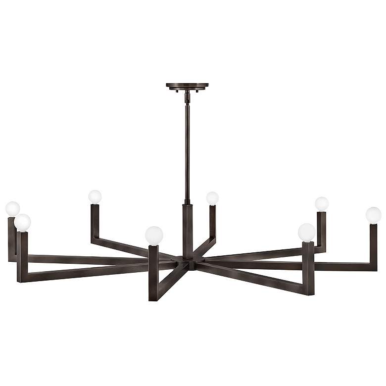 Image 6 Hinkley Ezra 50" Wide Black Oxide 8-Light Chandelier more views