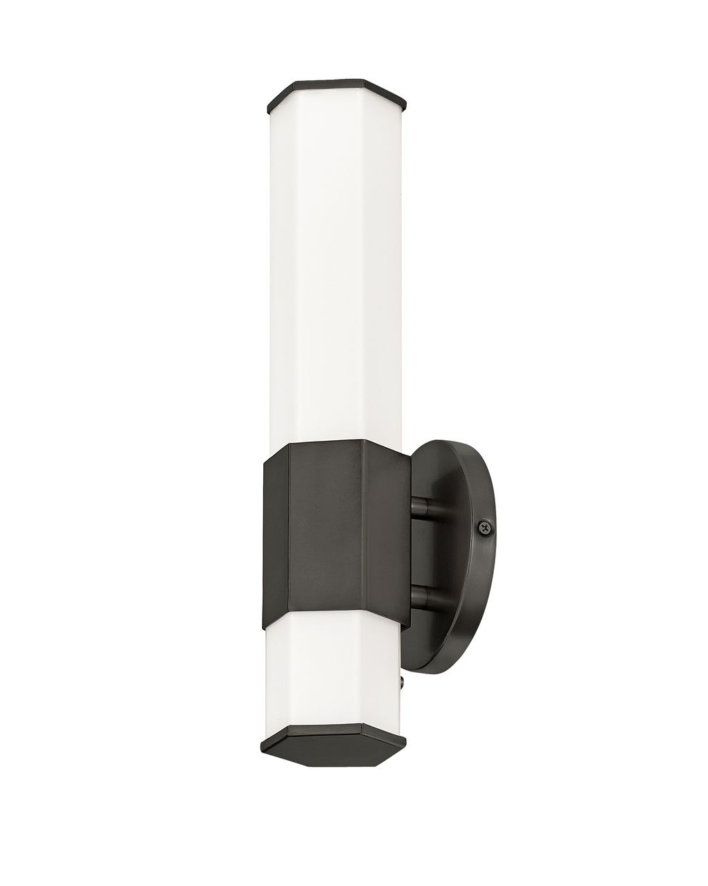 Image 5 Hinkley Facet 14" High Black Oxide LED Wall Sconce more views