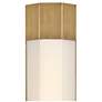 7_Hinkley Facet 23 3/4" High Heritage Brass LED Wall Sconce more views