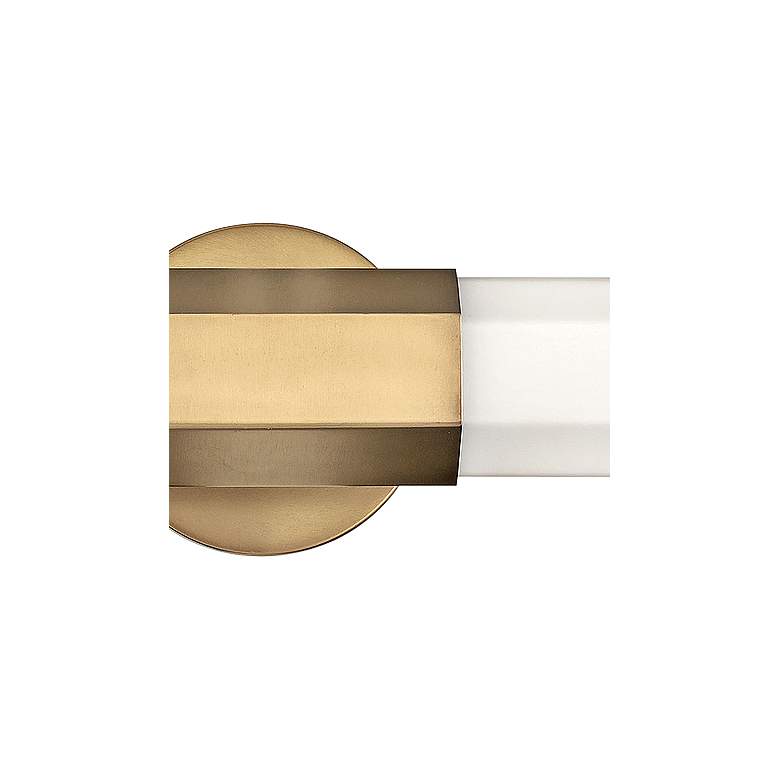 Image 3 Hinkley Facet 26" Wide Heritage Brass LED Bath Light more views