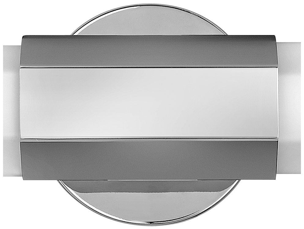 Hinkley Facet 26" Wide Polished Nickel LED Vanity Bath Light