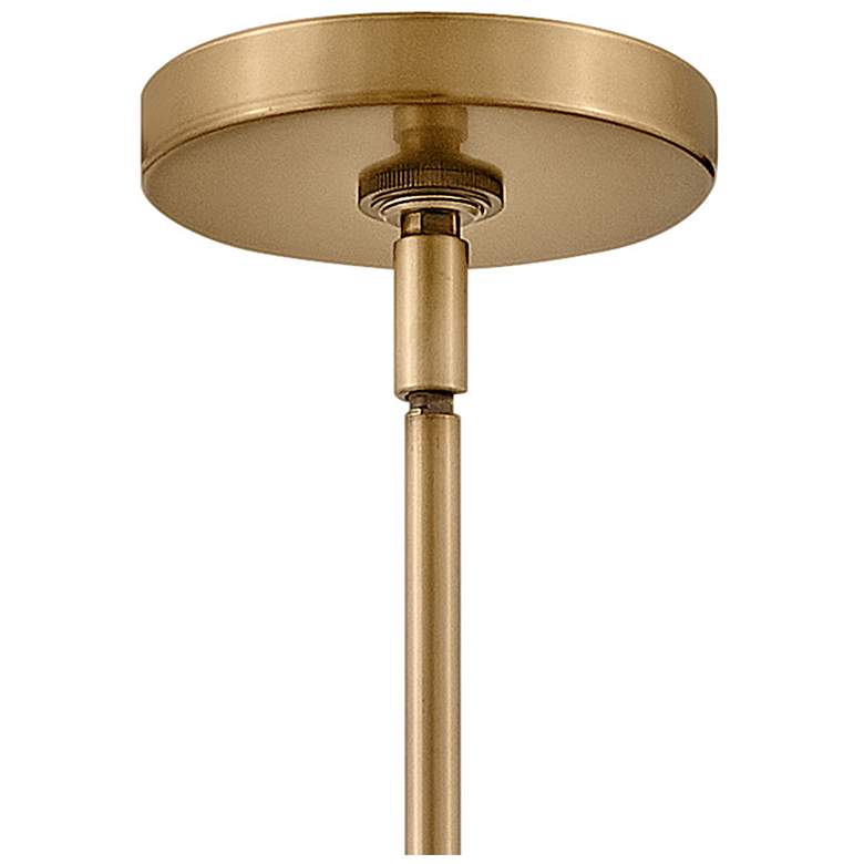 Image 2 Hinkley Facet 3 1/4" Wide Heritage Brass Mini Pendant more views