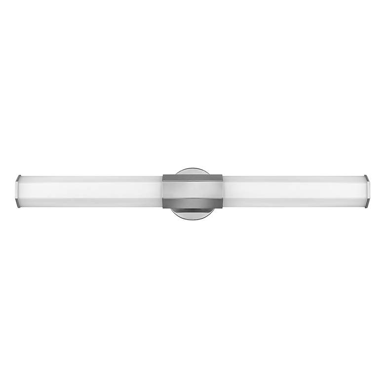 Image 2 Hinkley Facet 32"W Polished Nickel 2-Light LED Bath Light more views