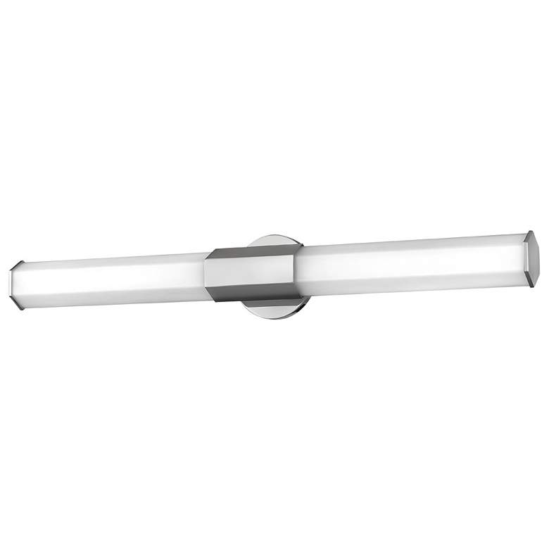 Image 3 Hinkley Facet 32"W Polished Nickel 2-Light LED Bath Light more views