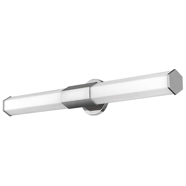 Image 4 Hinkley Facet 32"W Polished Nickel 2-Light LED Bath Light more views