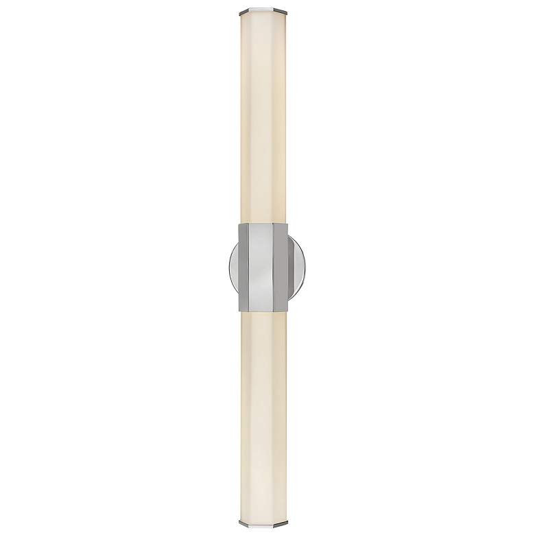 Image 6 Hinkley Facet 32"W Polished Nickel 2-Light LED Bath Light more views