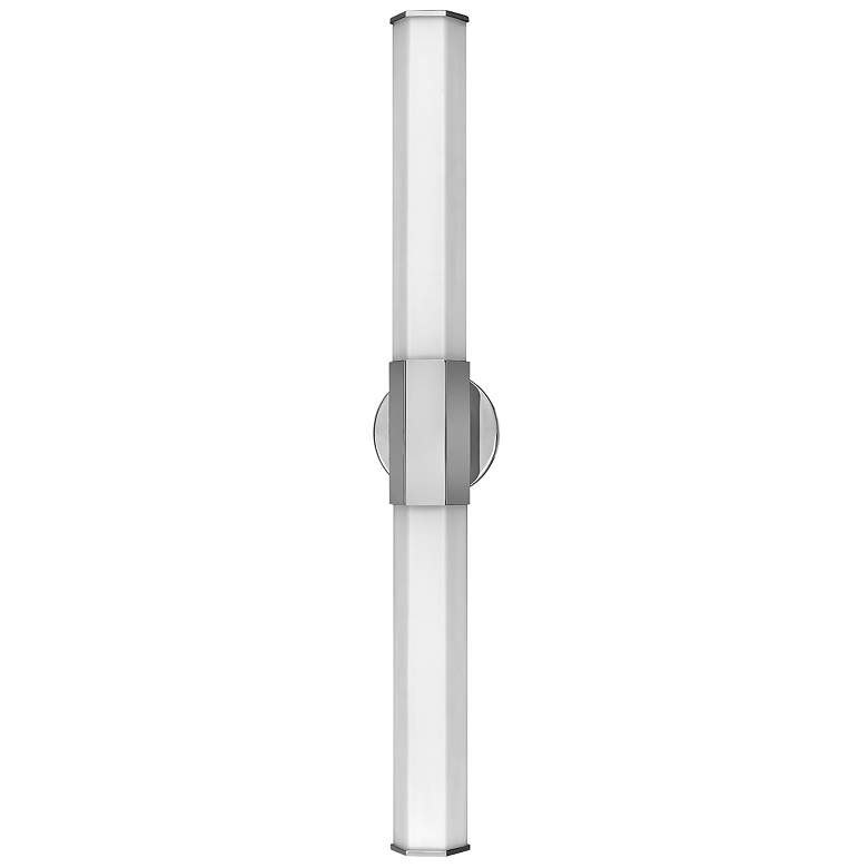 Image 7 Hinkley Facet 32"W Polished Nickel 2-Light LED Bath Light more views