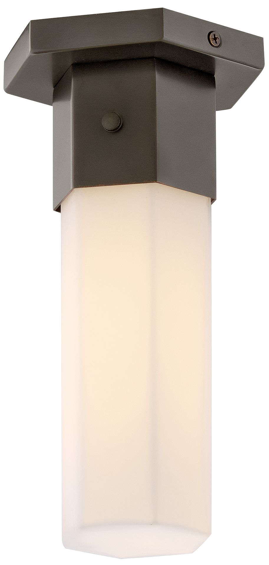 Hinkley Facet Small Flush Mount 5.25" Black Oxide