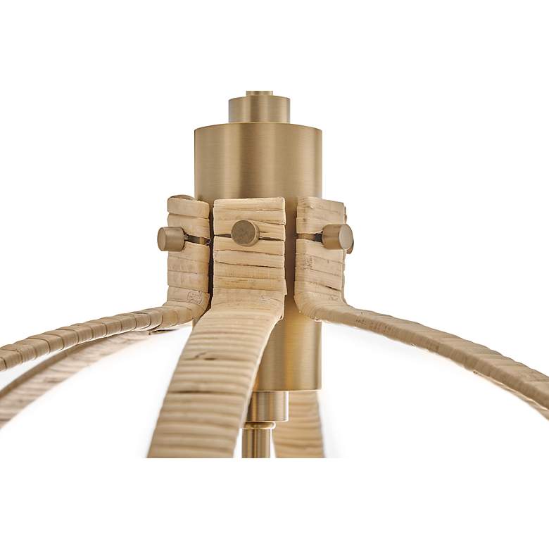 Image 6 Hinkley Fallon 24"W Lacquered Brass 4-Light Orb Chandelier more views