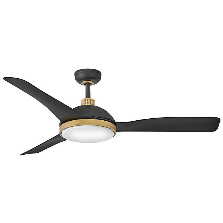 Image 1 Hinkley Fan Alba 56" LED Smart Fan Matte Black