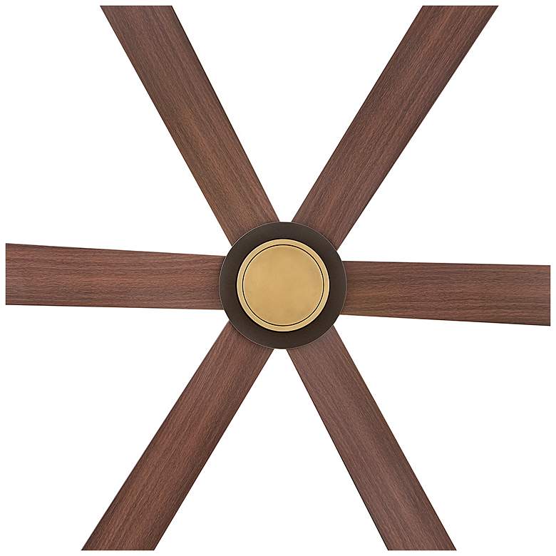 Image 7 Hinkley Fan Andros 64" LED Smart Fan Heritage Brass more views