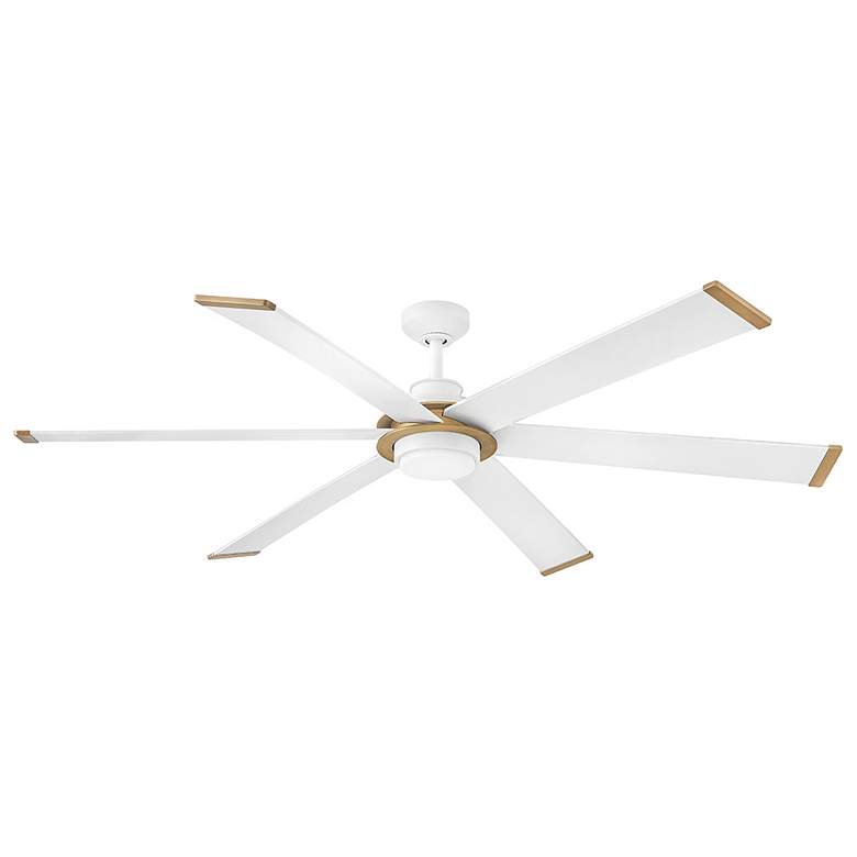 Image 1 Hinkley Fan Andros 64" LED Smart Fan Matte White