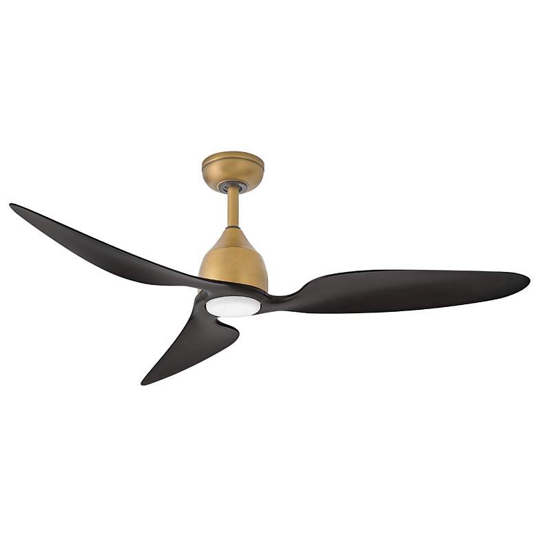 Image 1 Hinkley Fan Azura 52" LED Smart Fan Heritage Brass