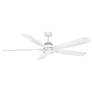 1_Hinkley Fan Bodin 64" LED Smart Fan Matte White