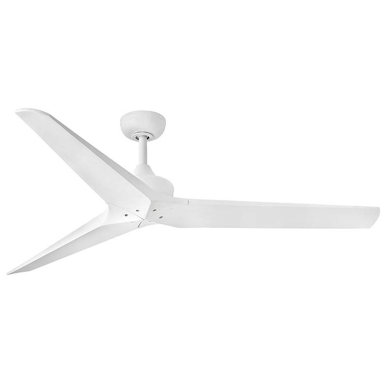 Image 1 Hinkley Fan Chisel 60" Smart Fan Matte White
