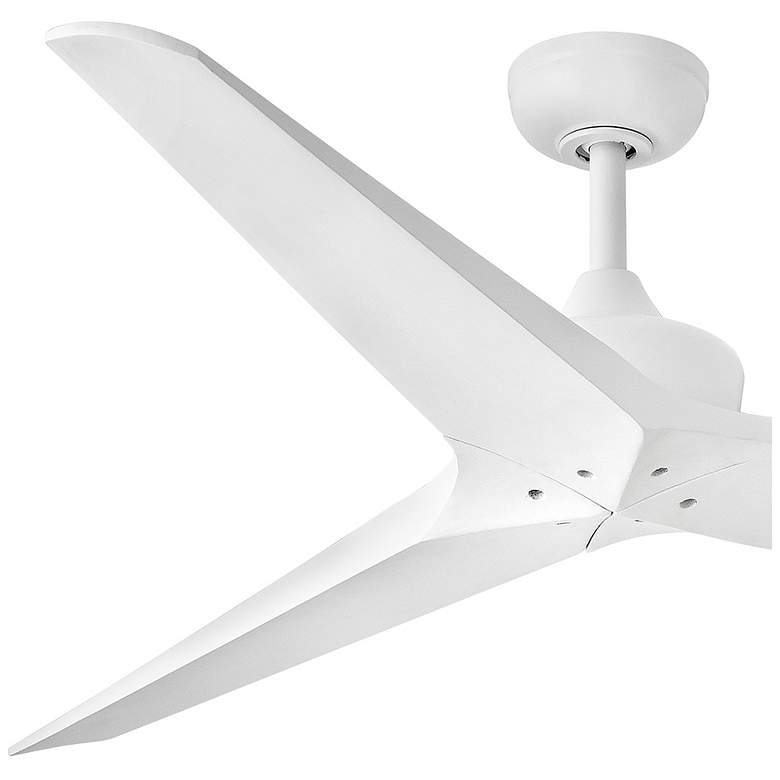 Image 3 Hinkley Fan Chisel 60" Smart Fan Matte White more views