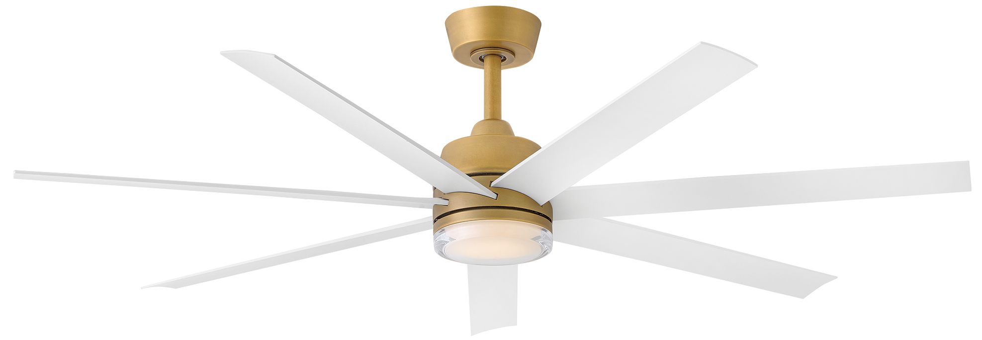 Hinkley Fan Current 56" LED Smart Fan Heritage Brass