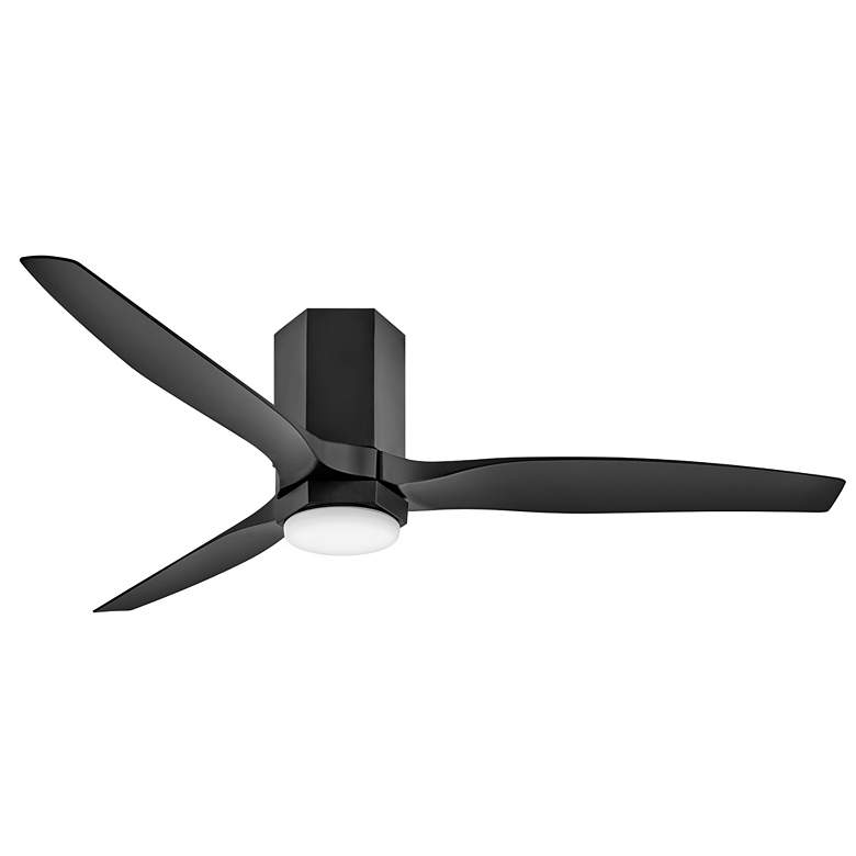 Image 4 Hinkley Fan Facet 52" LED Dual Mount Smart Fan Matte Black more views