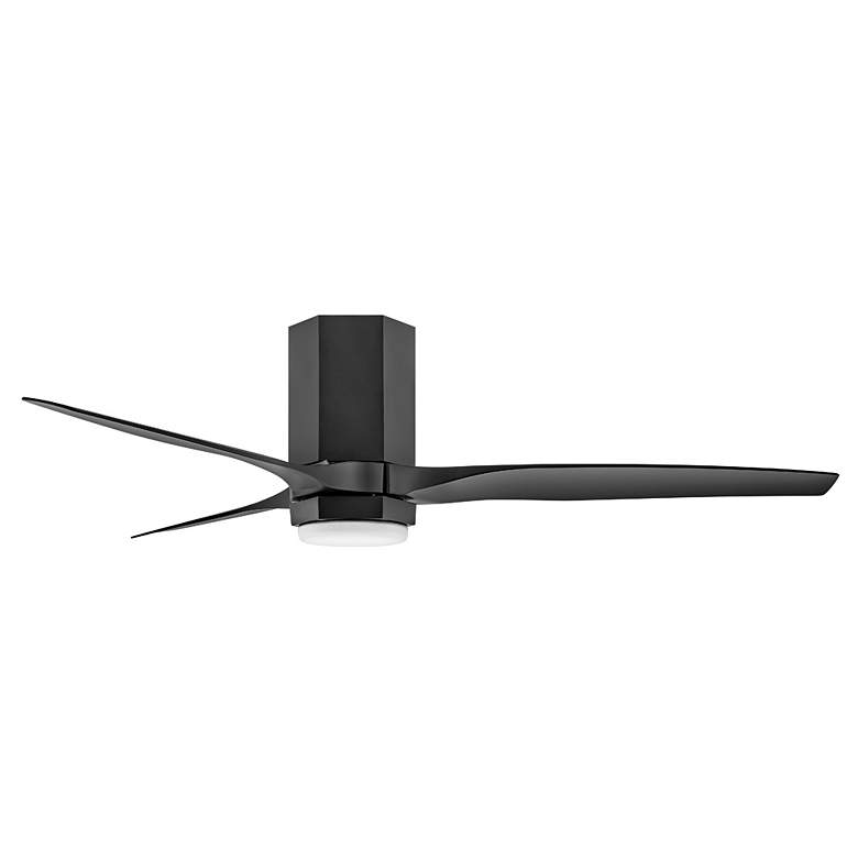 Image 5 Hinkley Fan Facet 52" LED Dual Mount Smart Fan Matte Black more views