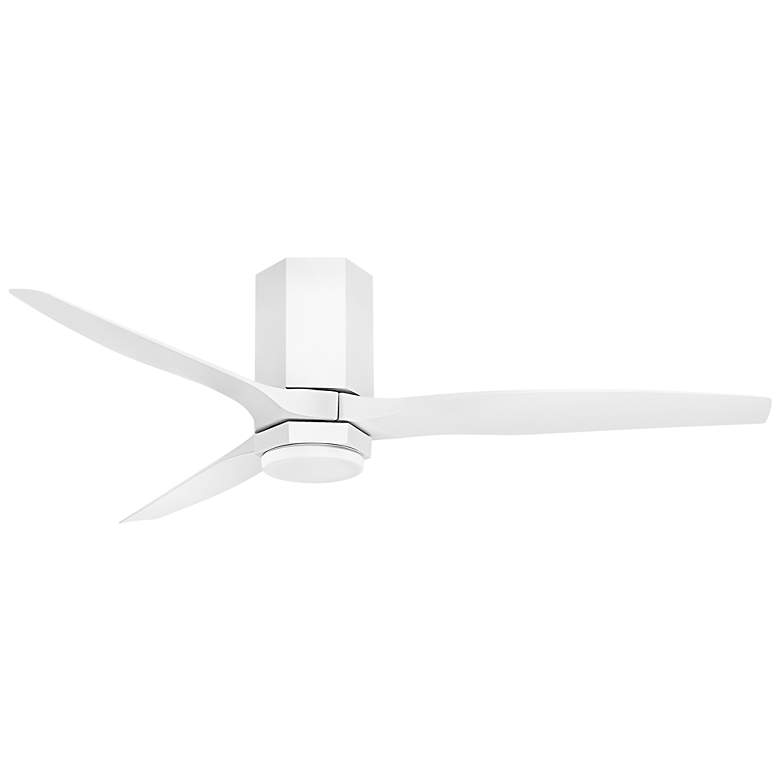 Image 4 Hinkley Fan Facet 52" LED Smart Fan Matte White more views