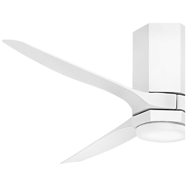 Image 7 Hinkley Fan Facet 52" LED Smart Fan Matte White more views