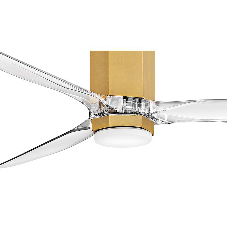 Image 3 Hinkley Fan Facet 60" LED Smart Fan Heritage Brass more views