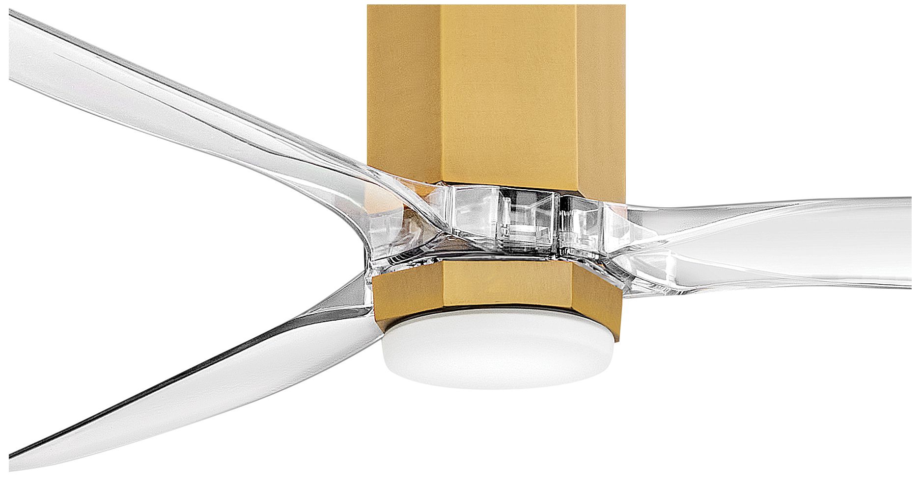 Hinkley Fan Facet 60" LED Smart Fan Heritage Brass