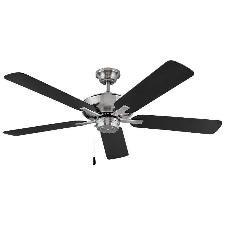 Image 1 HINKLEY FAN Metro 52" Fan Brushed Nickel Matte Black Silver Blades