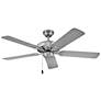 4_HINKLEY FAN Metro 52" Fan Brushed Nickel Matte Black Silver Blades more views