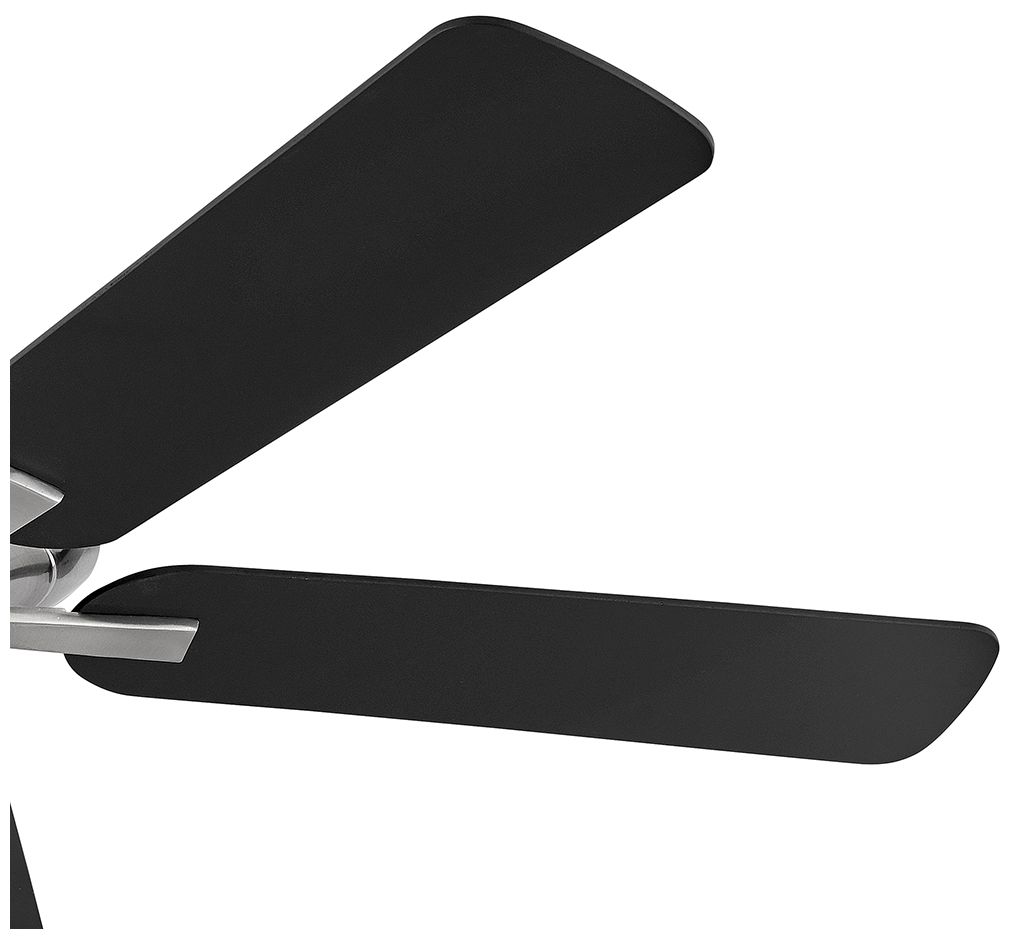 HINKLEY FAN Metro 52" Fan Brushed Nickel Matte Black Silver Blades