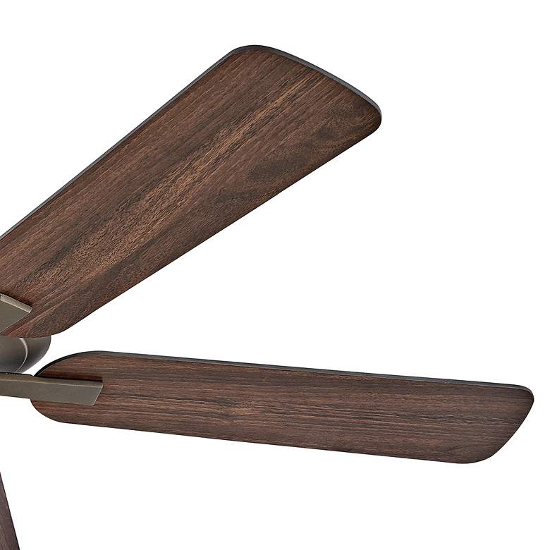 Image 3 HINKLEY FAN Metro Wet 52" Fan Metallic Matte Bronze Walnut Blades more views
