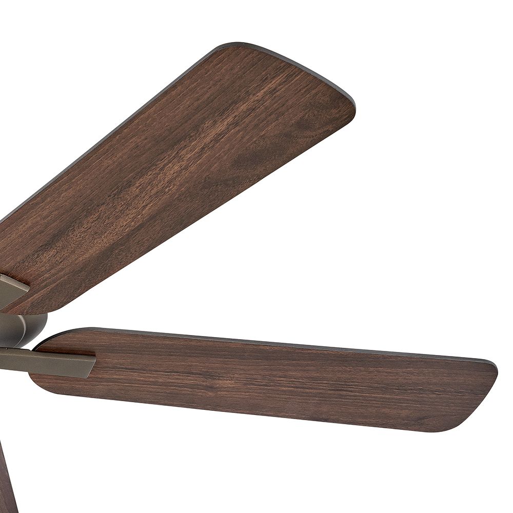 Image 7 HINKLEY FAN Metro Wet 52" Fan Metallic Matte Bronze Walnut Blades more views