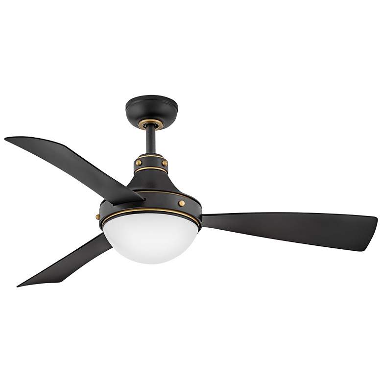 Image 1 Hinkley Fan Oliver 50" LED Smart Fan Matte Black
