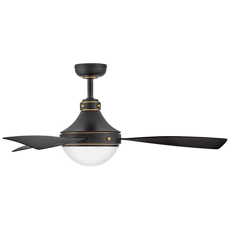Image 4 Hinkley Fan Oliver 50" LED Smart Fan Matte Black more views
