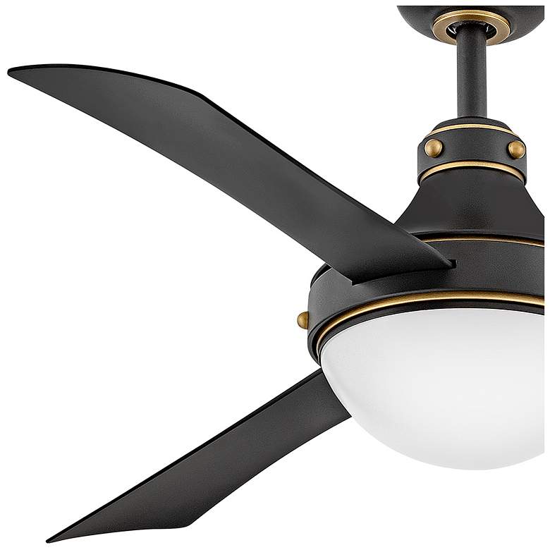 Image 6 Hinkley Fan Oliver 50" LED Smart Fan Matte Black more views