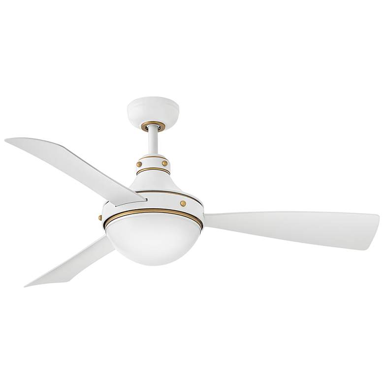 Image 2 Hinkley Fan Oliver 50" LED Smart Fan Matte White more views