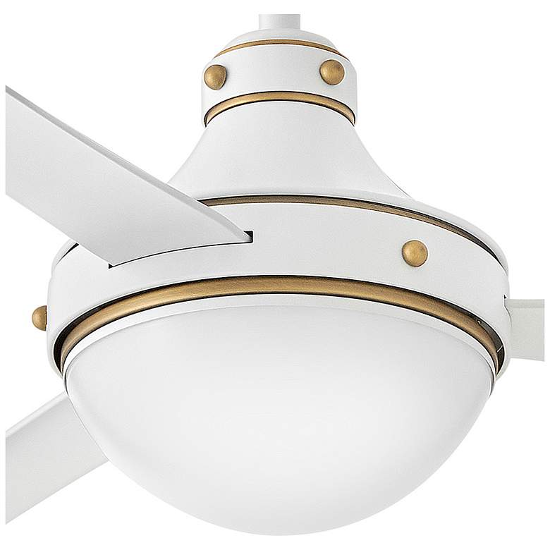 Image 7 Hinkley Fan Oliver 50" LED Smart Fan Matte White more views